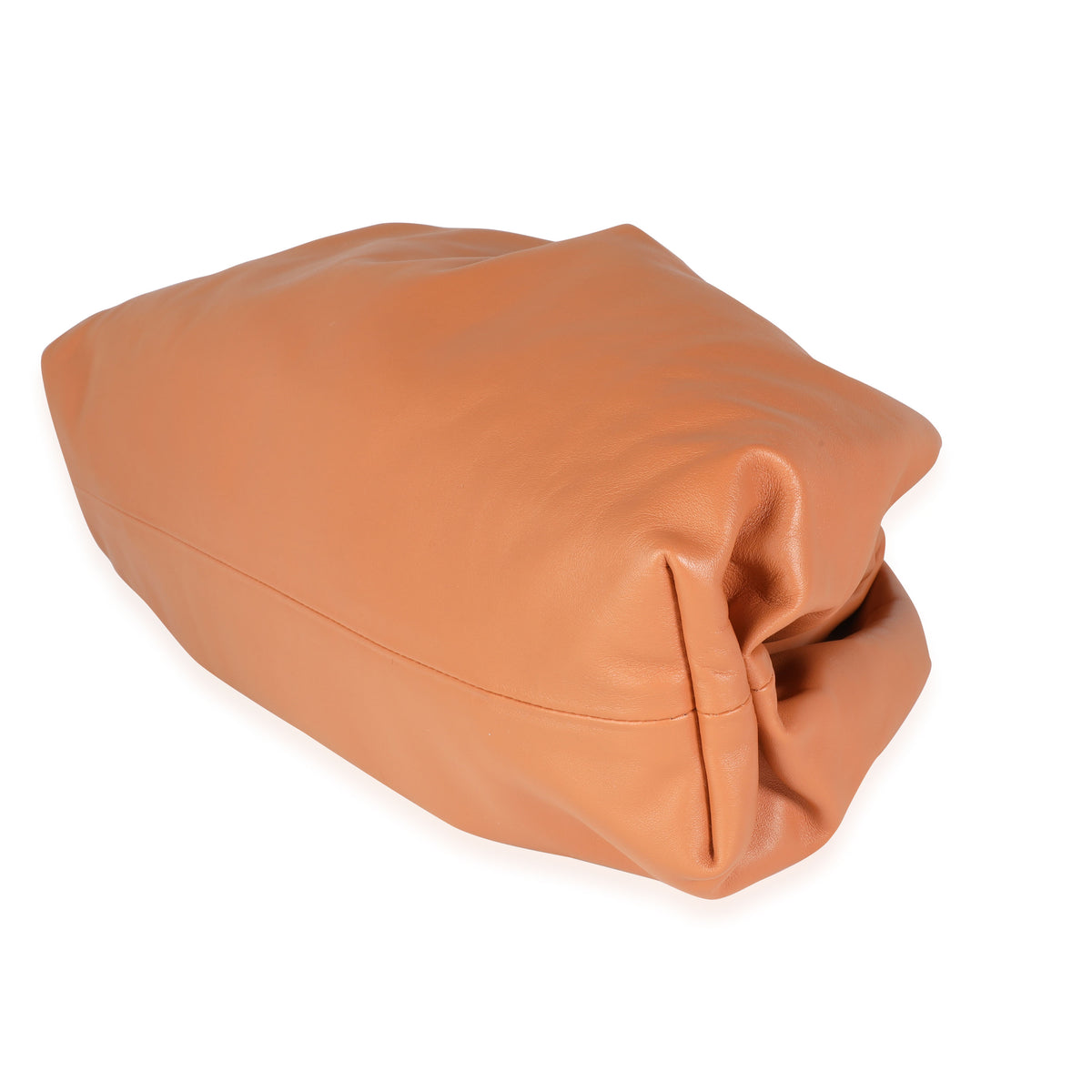 Tan Calfskin Leather Pouch