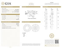 Certified 1.07 Ct Round cut J VS1 Loose Diamond