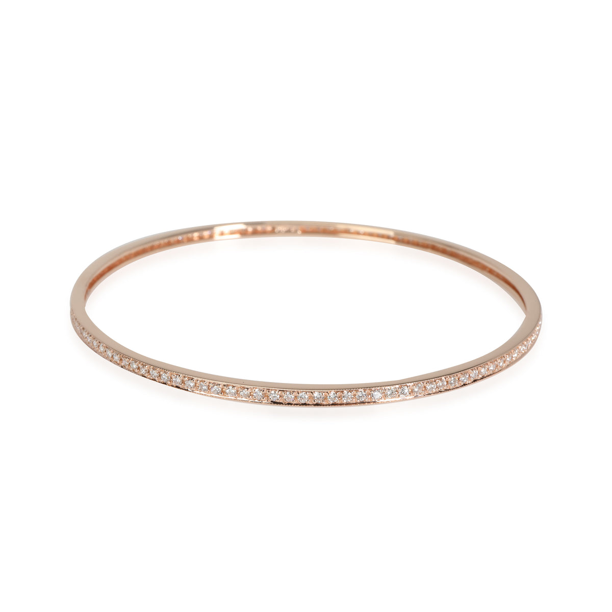 Diamond Bangle in 18k Rose Gold 1.75 CTW