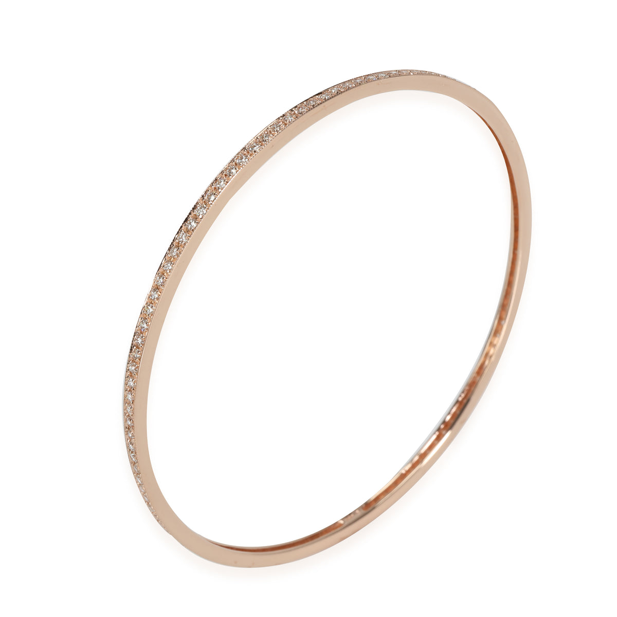 Diamond Bangle in 18k Rose Gold 1.75 CTW