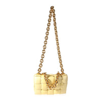 Butter Maxi Intrecciato Leather Chain Cassette Bag