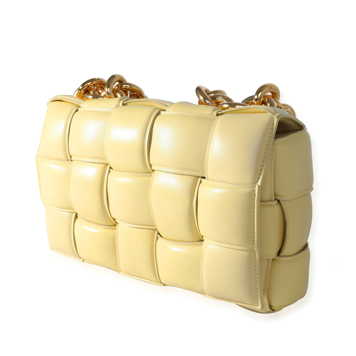 Butter Maxi Intrecciato Leather Chain Cassette Bag