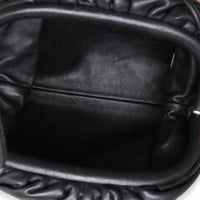 Black Calfskin Mini Pouch Bag