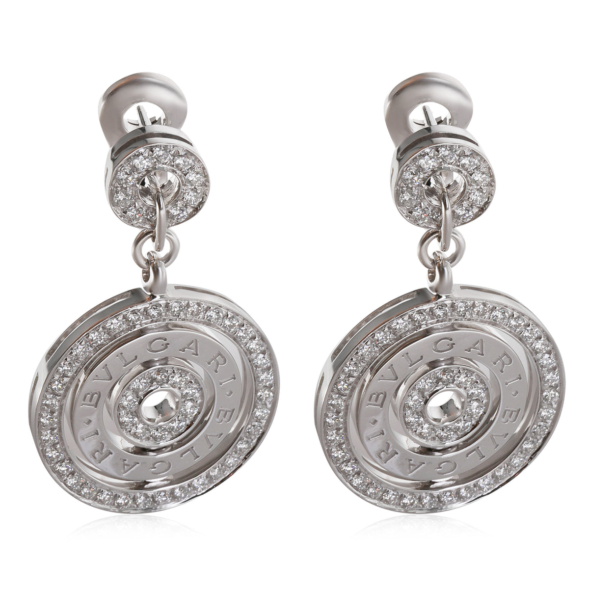 Cerchi Astrale Diamond Earrings in 18k White Gold 1.3 CTW