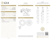 GIA Certified 1.47 Ct Round cut I VS1 Loose Diamond