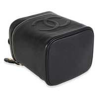 Vintage Black Caviar Vanity Case