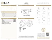 GIA Certified 1.20 Ct Round cut E VS1 Loose Diamond