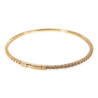 Diamond Flexible Bangle in 18k Yellow Gold (1 CTW)