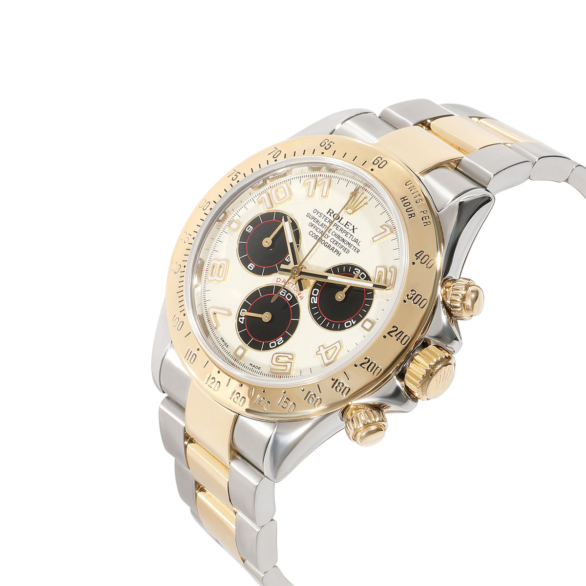 Daytona 116523 Mens Watch in  Stainless Steel/Yellow Gold