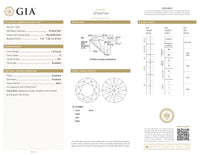 GIA Certified 1.40 Ct Round cut G VS1 Loose Diamond