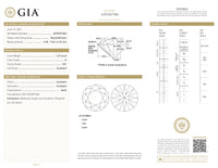 GIA Certified 1.33 Ct Round cut G VS1 Loose Diamond