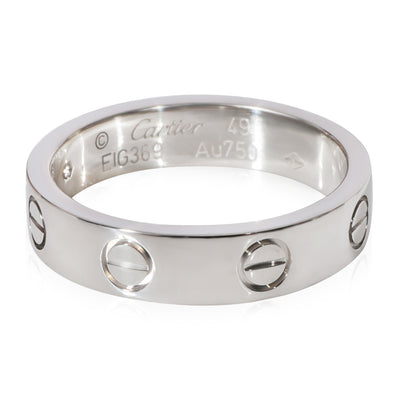 Love Diamond Wedding Band, 1 Diamond (White Gold)