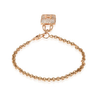 Amulettes Collection Constance Diamond Bracelet in 18k Rose Gold 0.44 CTW