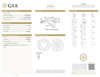 GIA Certified 1.14 Ct Round cut H VS2 Loose Diamond