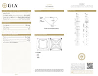 GIA Certified 1.50 Ct Princess cut G VS1 Loose Diamond