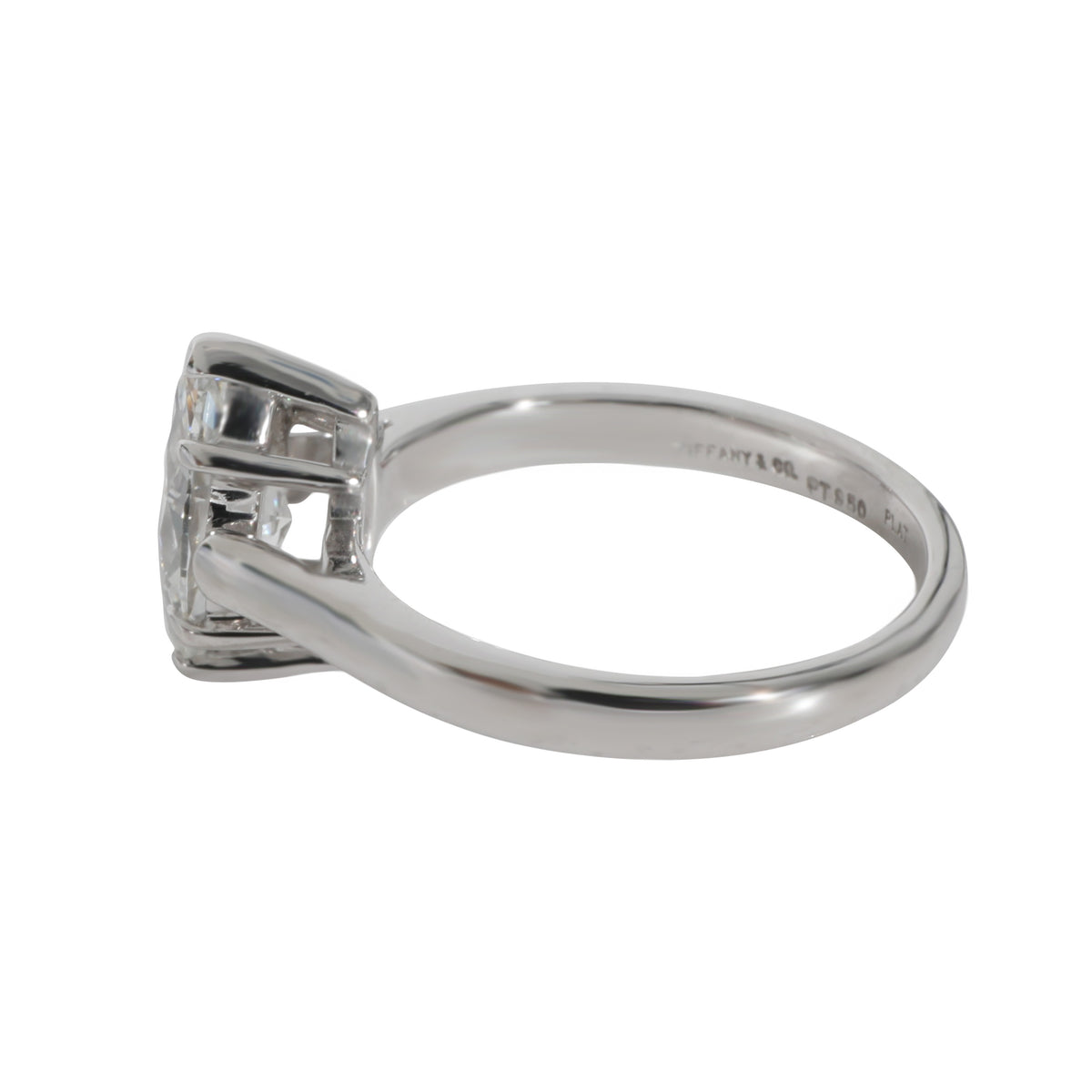 Marquise Solitaire Diamond Ring in  Platinum E VVS2 1.22 CTW