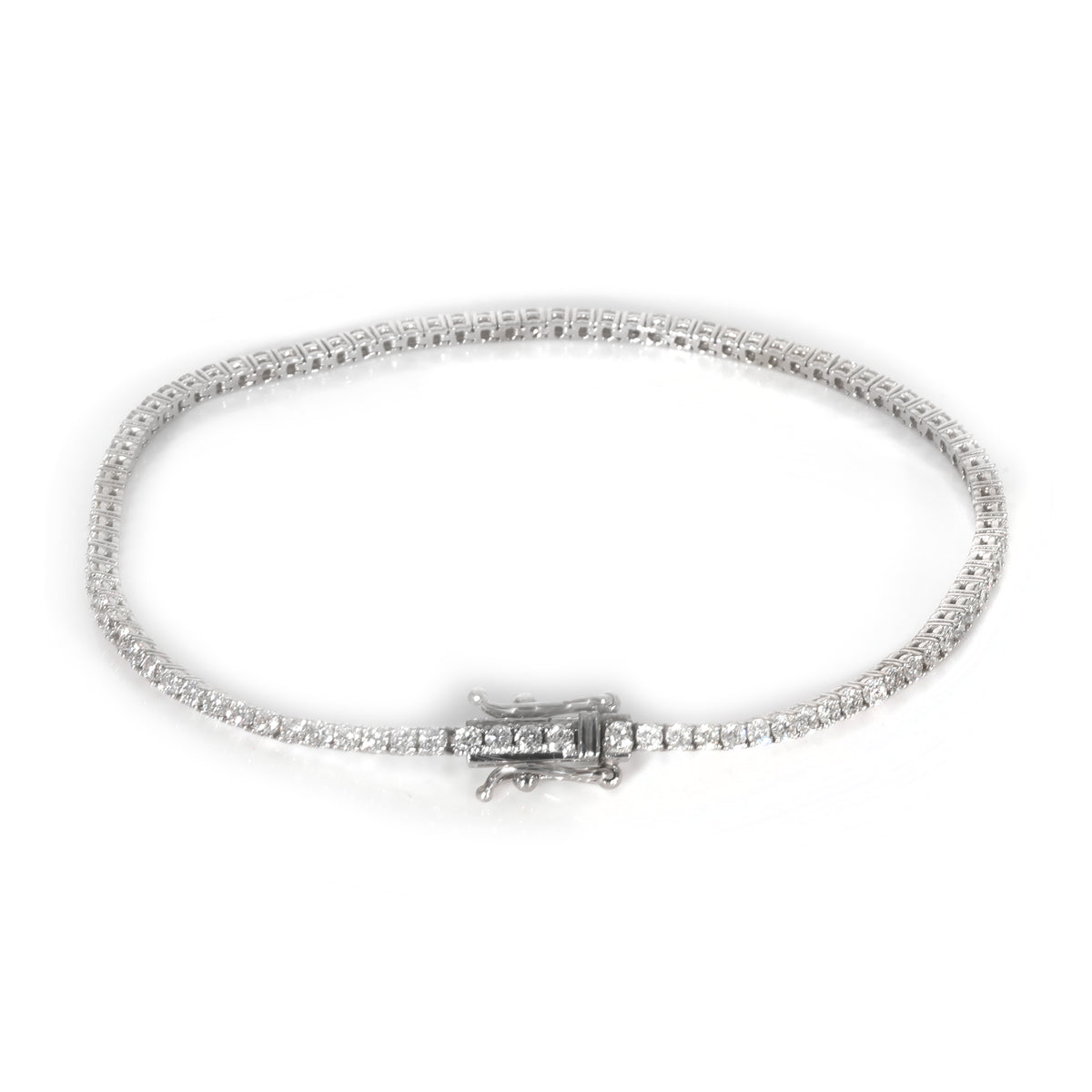 Diamond Tennis Bracelet in 14K White Gold 2 CTW