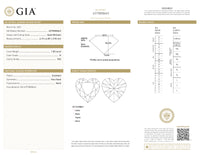 GIA Certified 1.00 Ct Heart cut H VS2 Loose Diamond