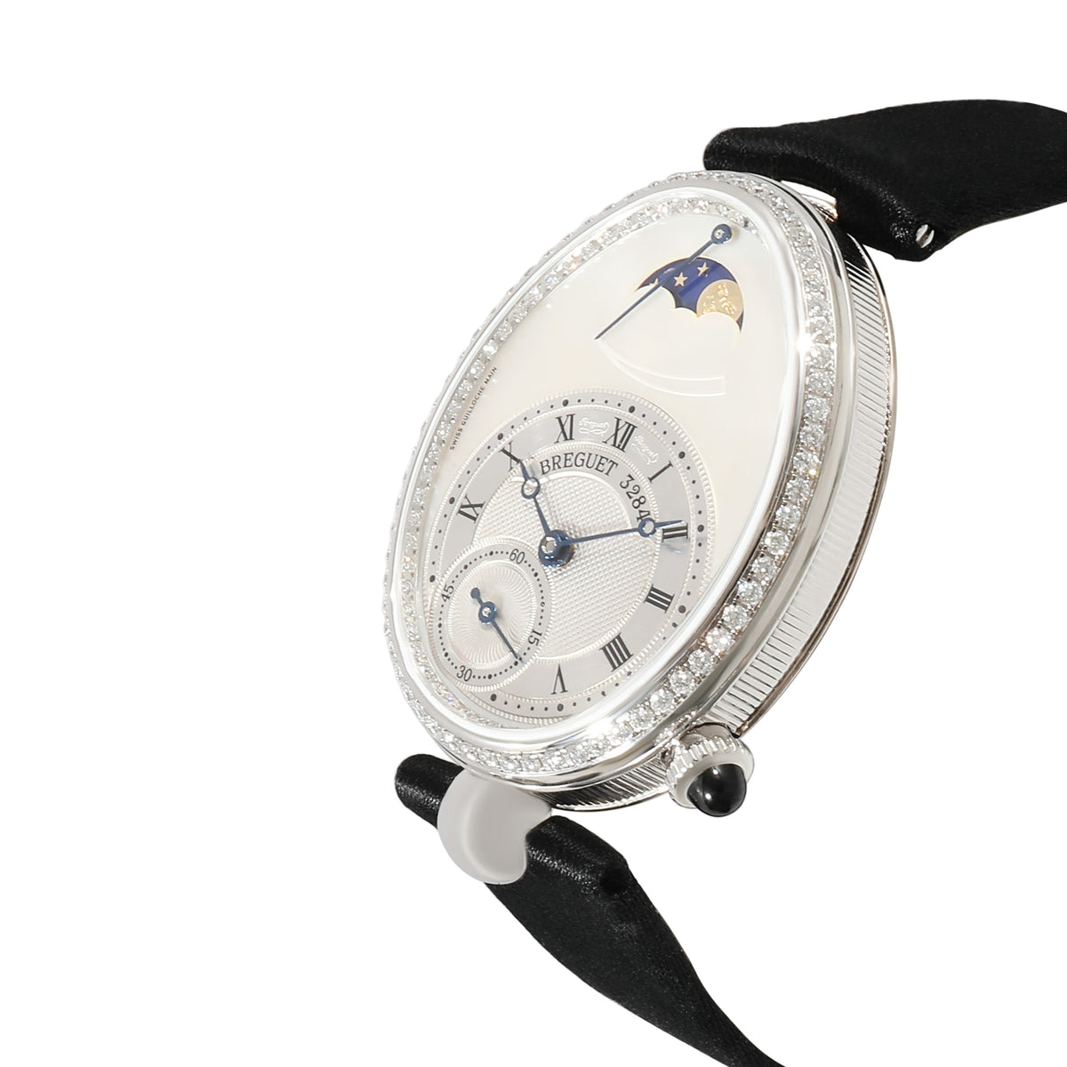 Queen of Naples 8908BB/52/864D00D Womens Watch in 18kt White Gold