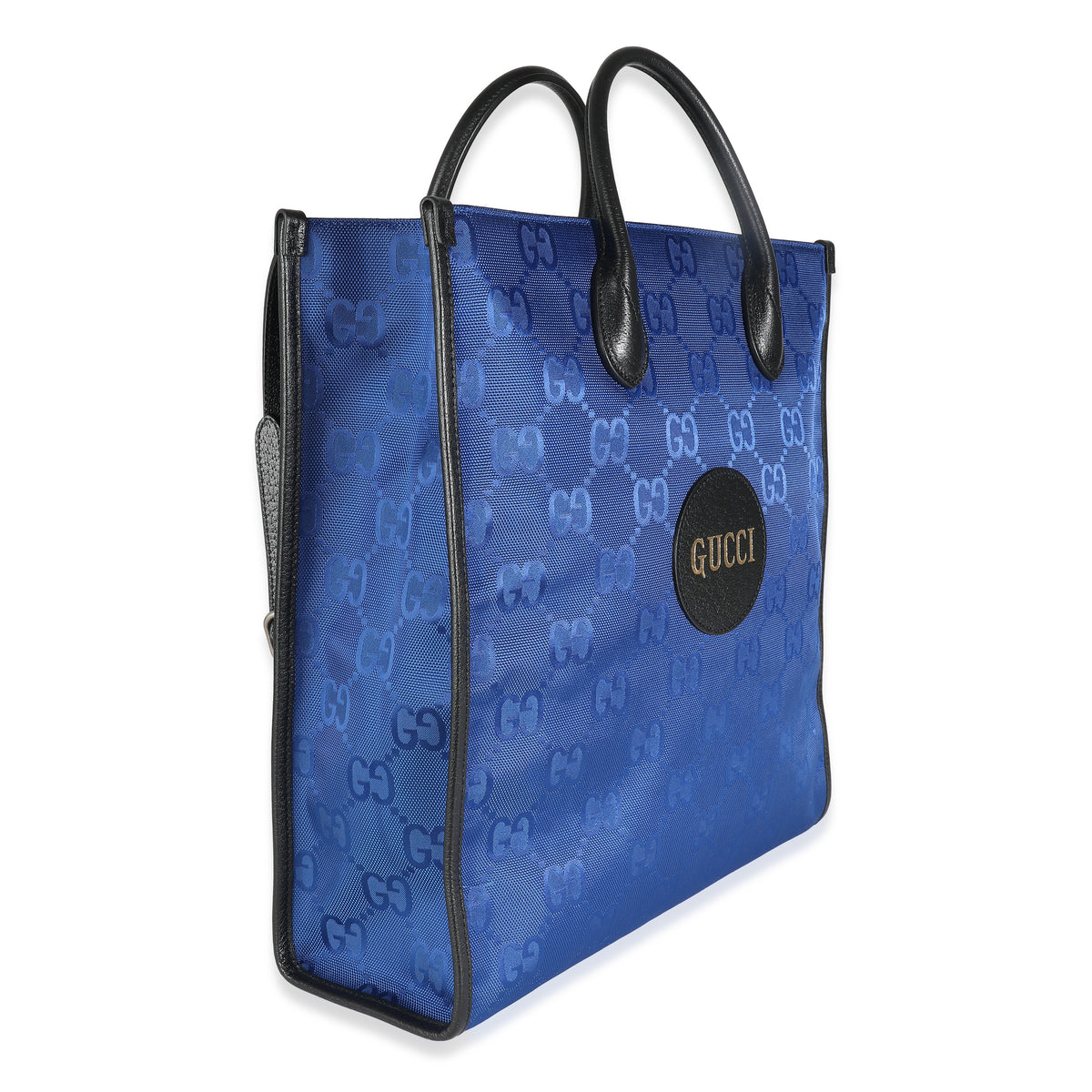 Blue Econyl Nylon Monogram Off The Grid Vertical Tote