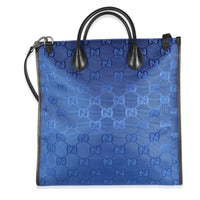 Blue Econyl Nylon Monogram Off The Grid Vertical Tote