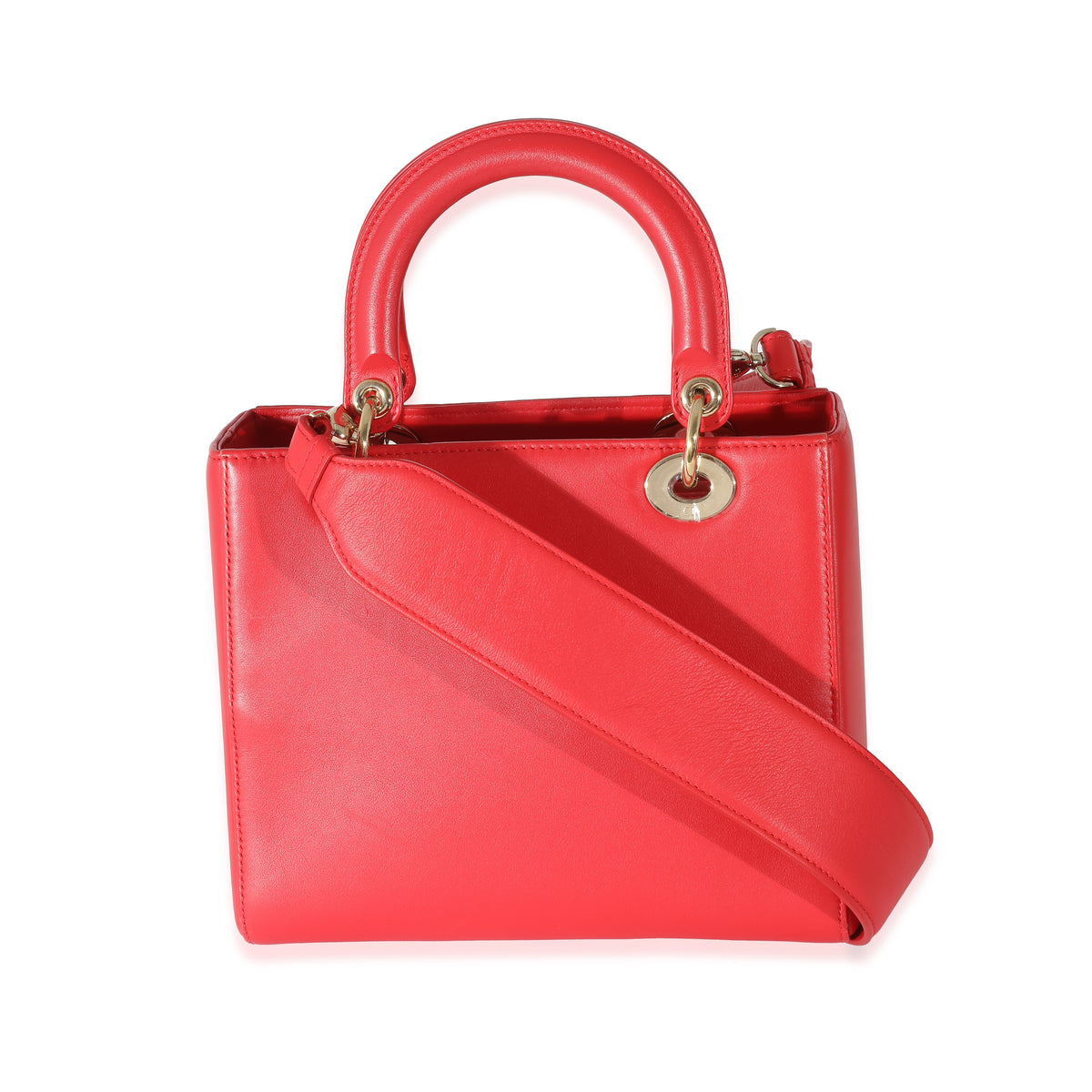 Red Supple Calfskin Niki de Saint Phalle Medium Lady Dior