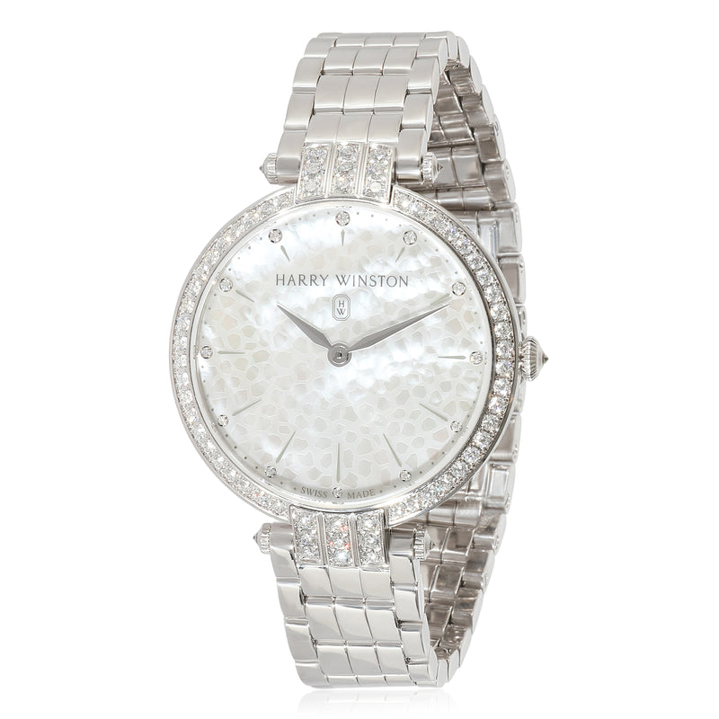 Preimier PRMQHM36WW002 Unisex Watch in 18k White Gold