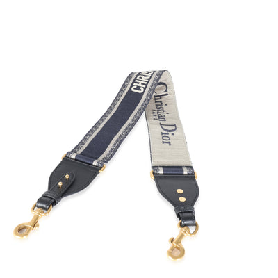 Navy Logo Embroidered Adjustable Shoulder Strap