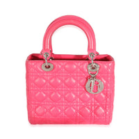 Pink Cannage Lambskin Medium Lady Dior