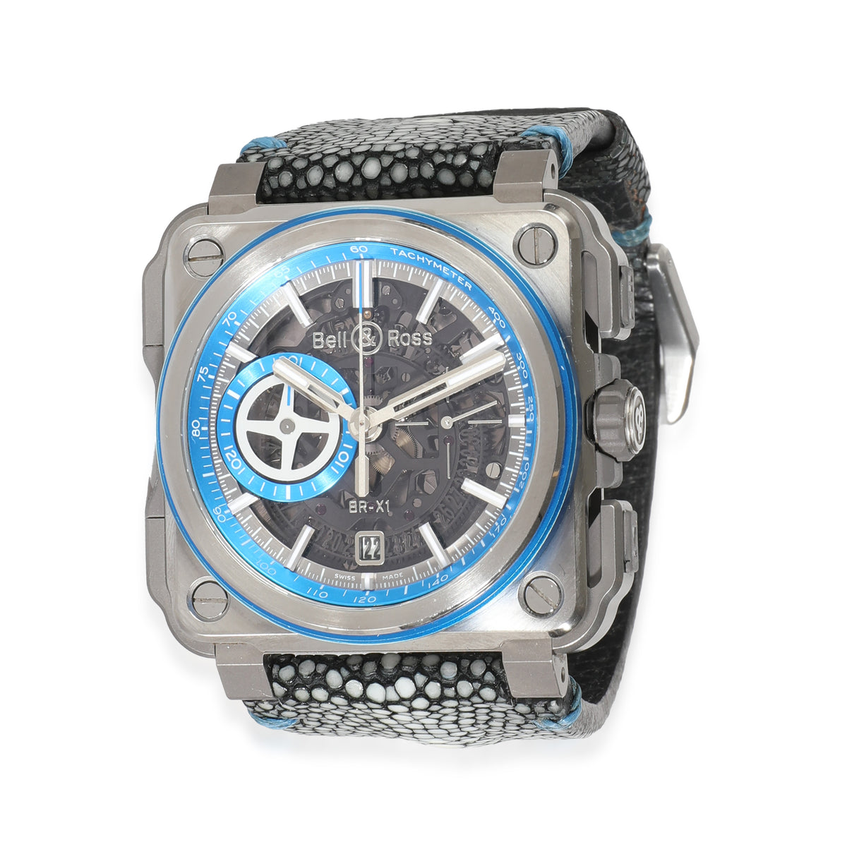 BRX-1 Hyperstellar BRX1-AL-TI-BLU Mens Watch in  Titanium