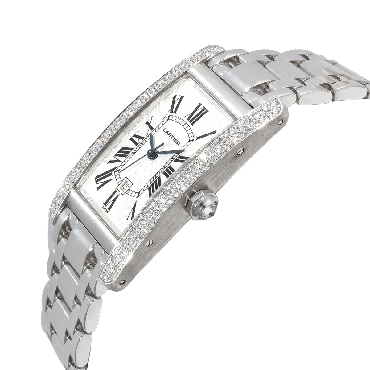 Tank Americaine WB7026L1 Unisex Watch in  White Gold