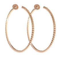 Large Perlee Hoop Earrings in 18k Rose Gold