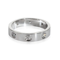 Love Wedding Band, 8 Diamonds (White Gold)