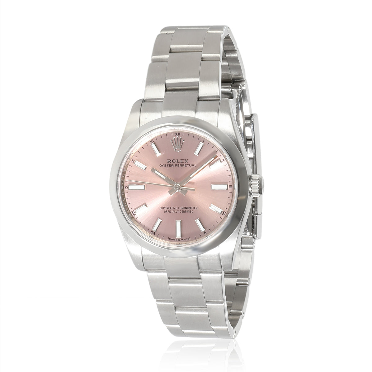 Oyster Perpetual 34 124200 Womens Watch in  Stainless Steel