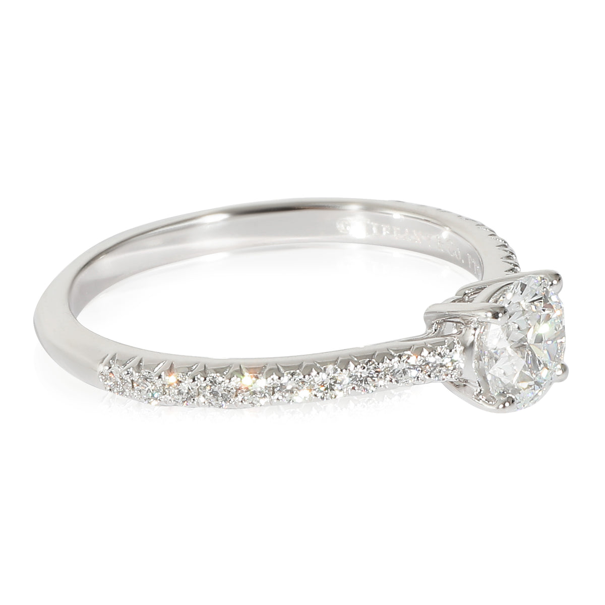 Tiffany Novo Diamond Engagement Ring in Platinum 0.69 Ctw