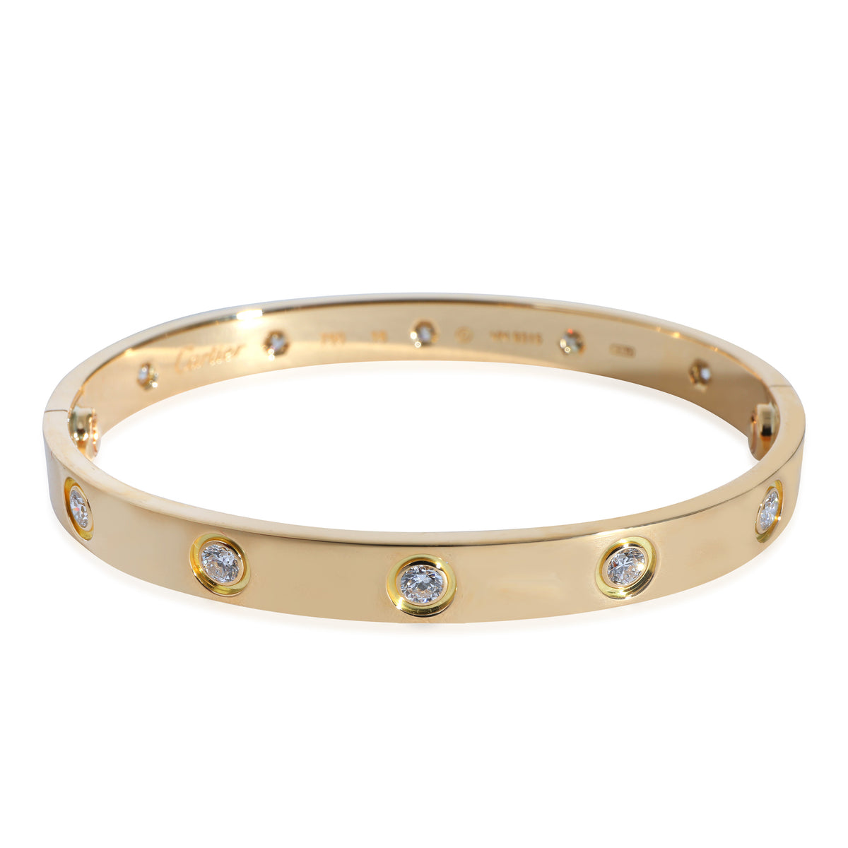 Love Bracelet, 10 Diamonds (Yellow Gold)