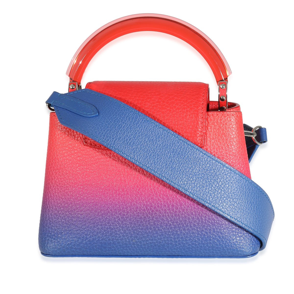 Blue Red Ombre Taurillon Mini Capucines