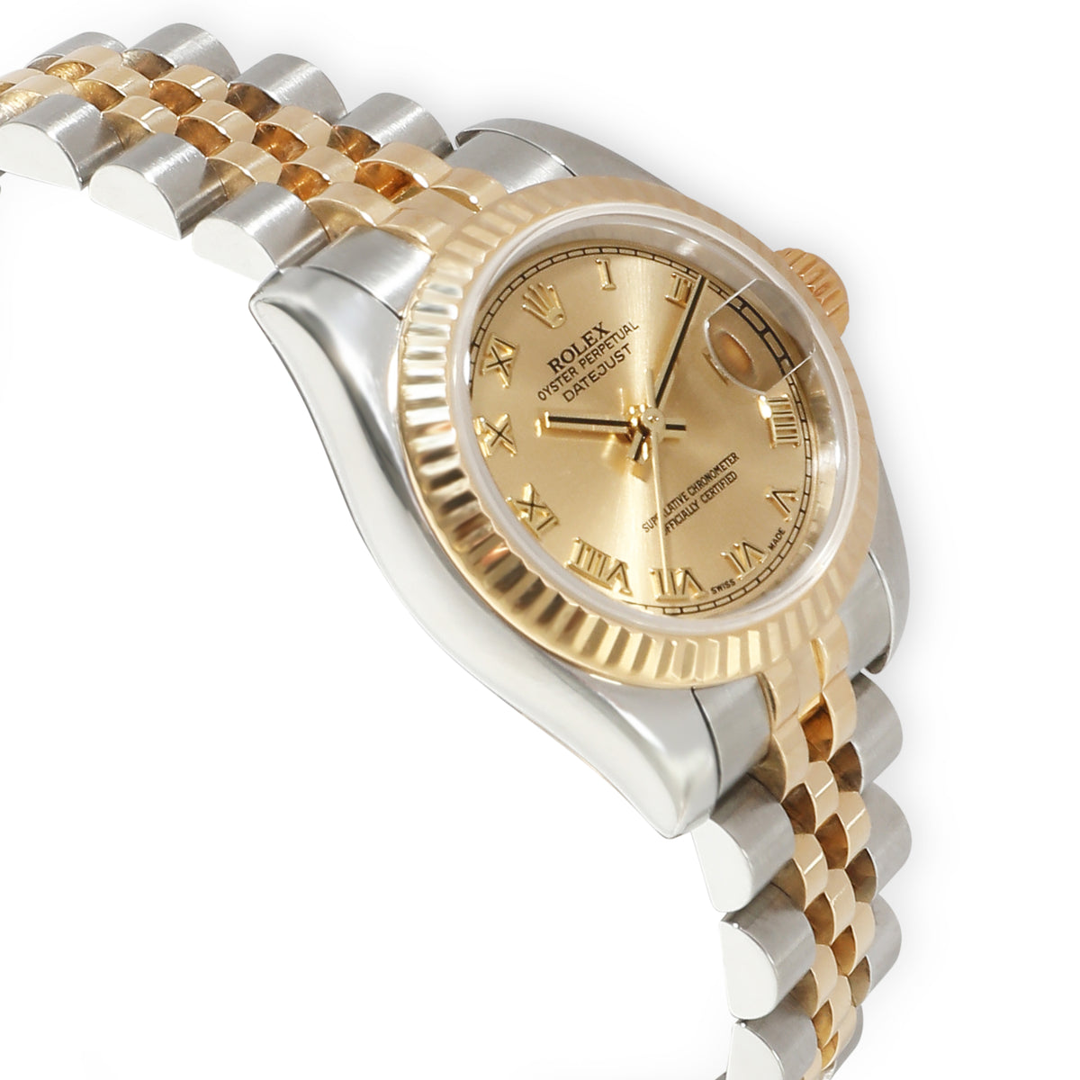 Datejust 179173 Womens Watch in 18kt Stainless Steel/Yellow Gold