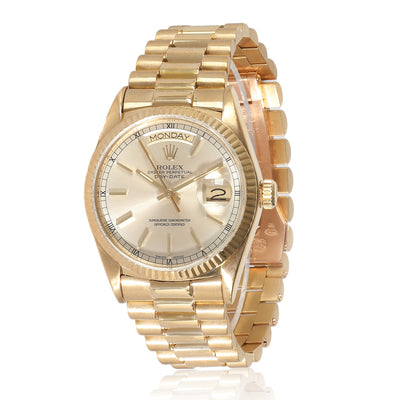 Day-Date 18038 Mens Watch in 18kt Yellow Gold