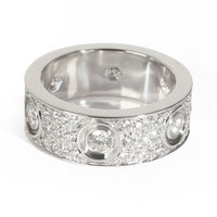 Love Ring, Diamond Paved (White Gold)