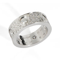 Love Ring, Diamond Paved (White Gold)