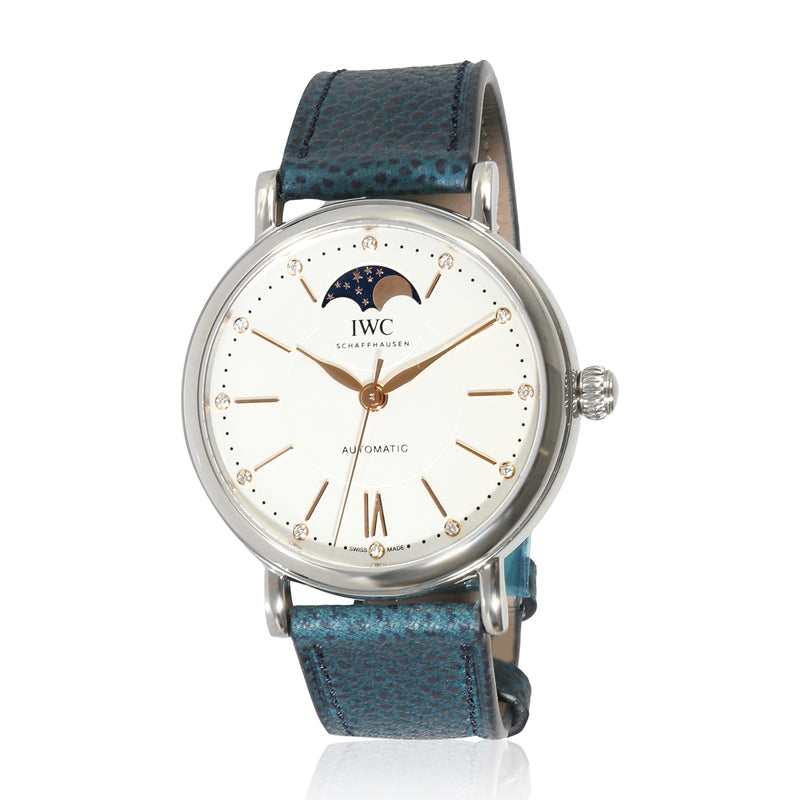 Portofino Moonphase IW459601 Unisex Watch in  Stainless Steel