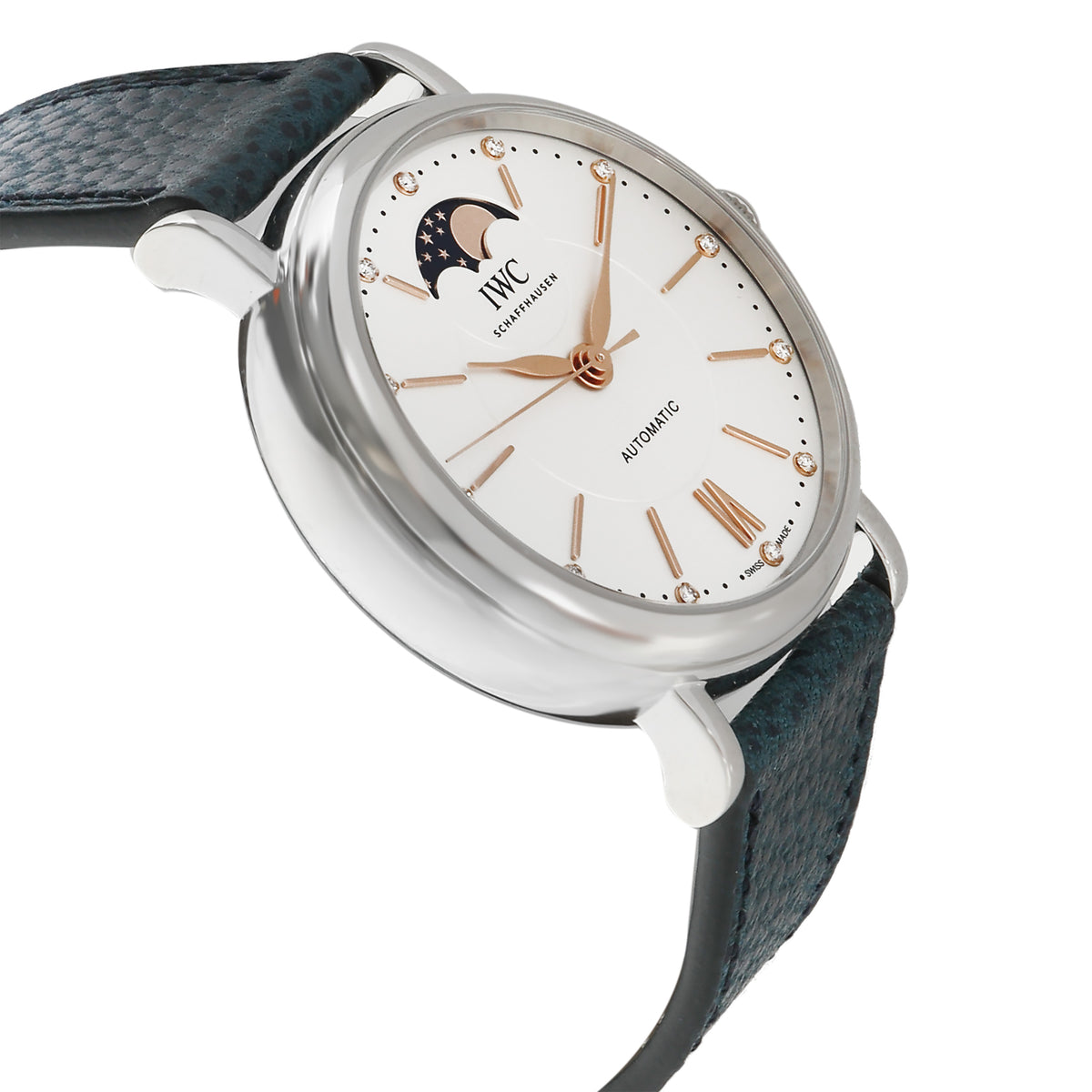 Portofino Moonphase IW459601 Unisex Watch in  Stainless Steel