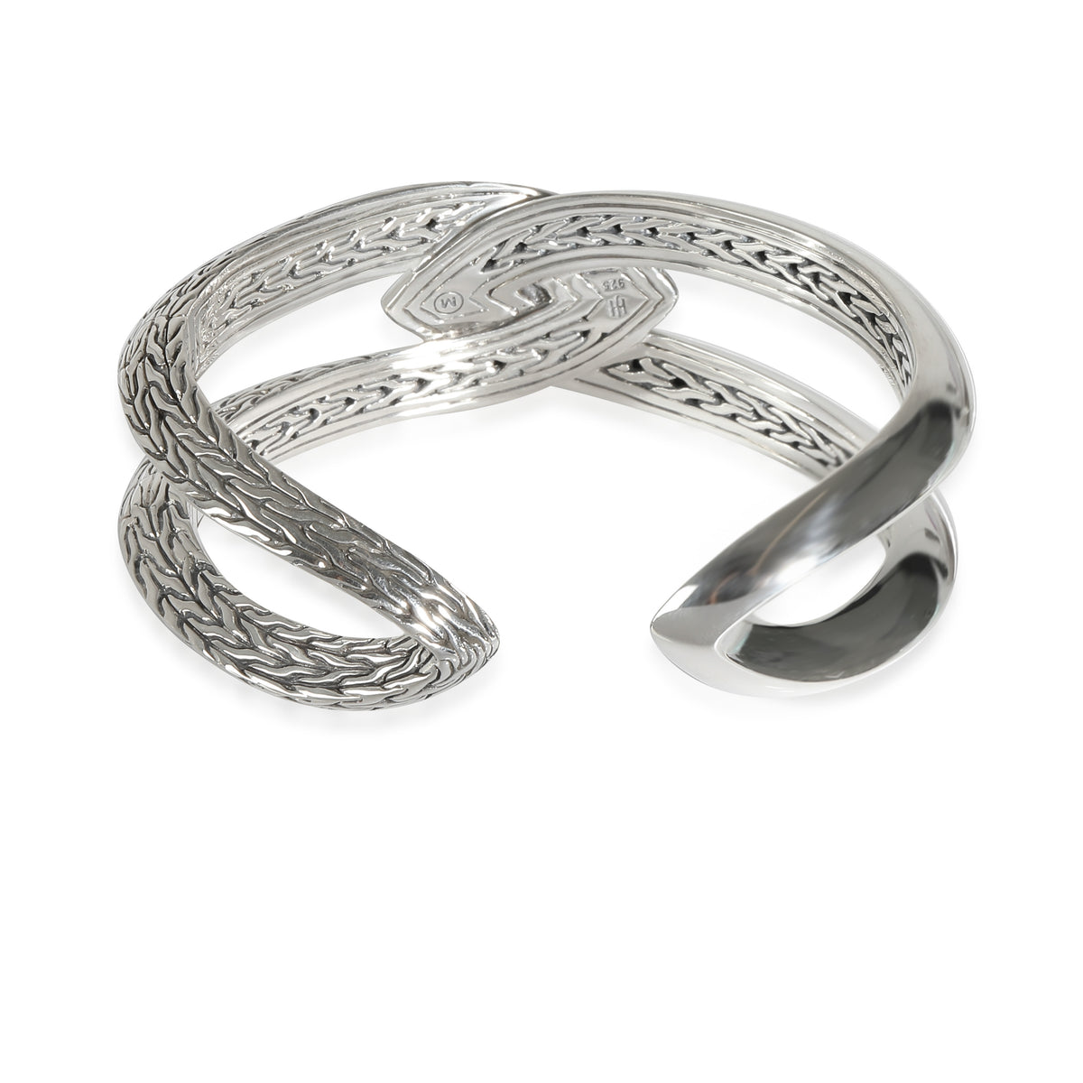 Classic Chain Cuff in Sterling Silver