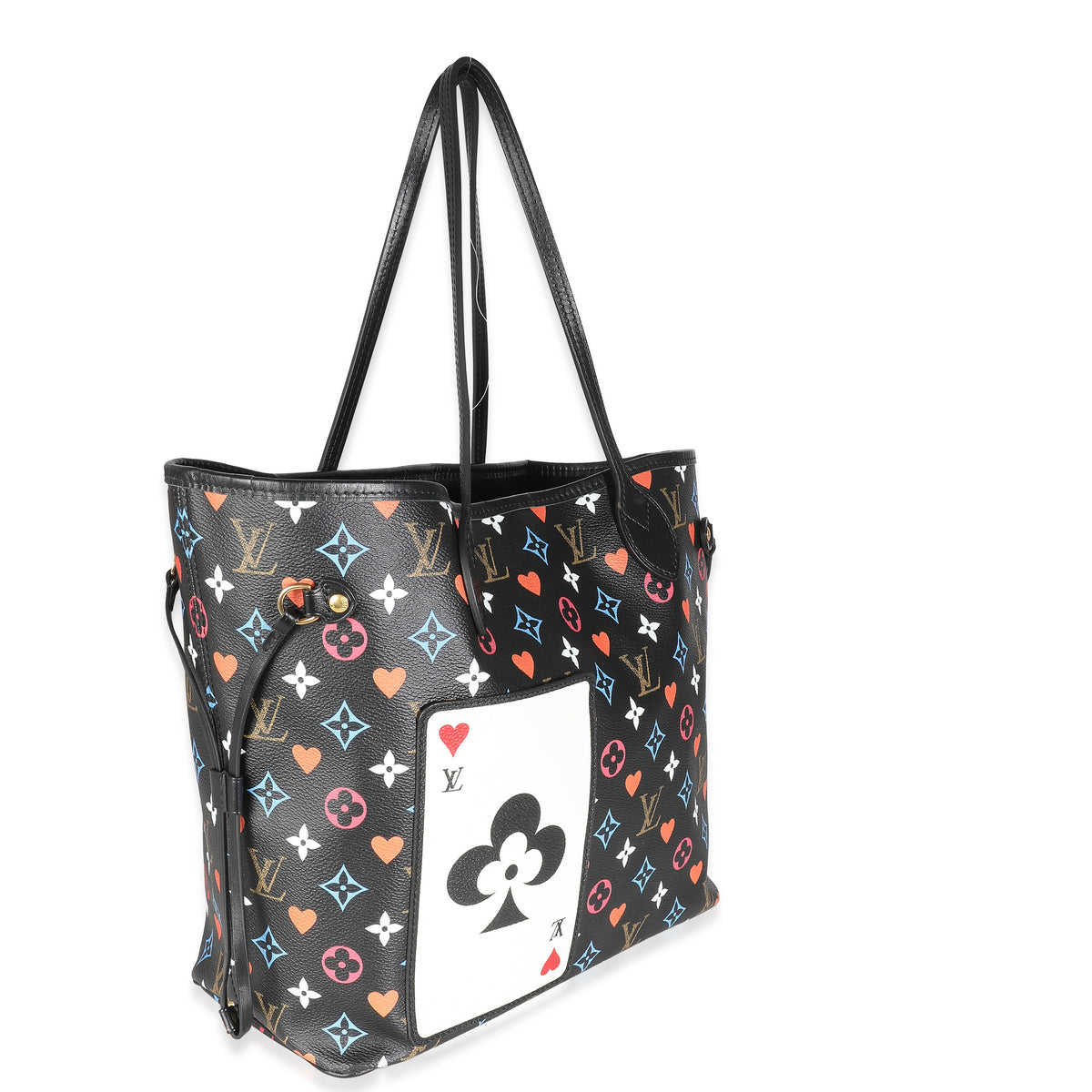 Black Monogram Multicolor Canvas Game On Neverfull MM