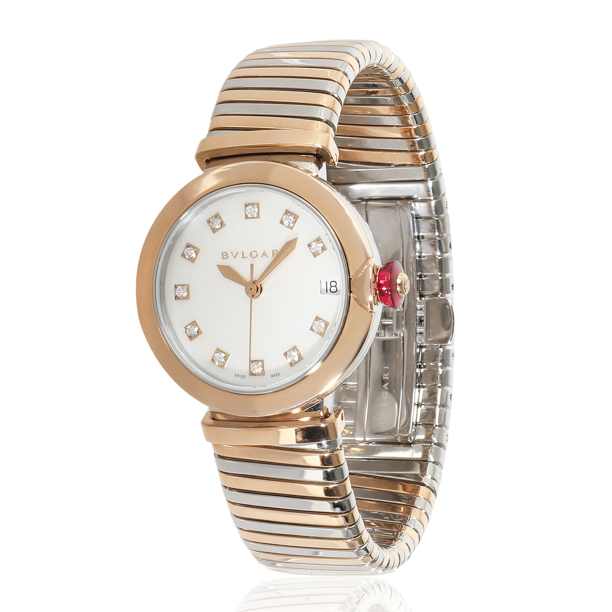 Lvcea Tubogas 102954 Unisex Watch in 18kt Stainless Steel/Rose Gold