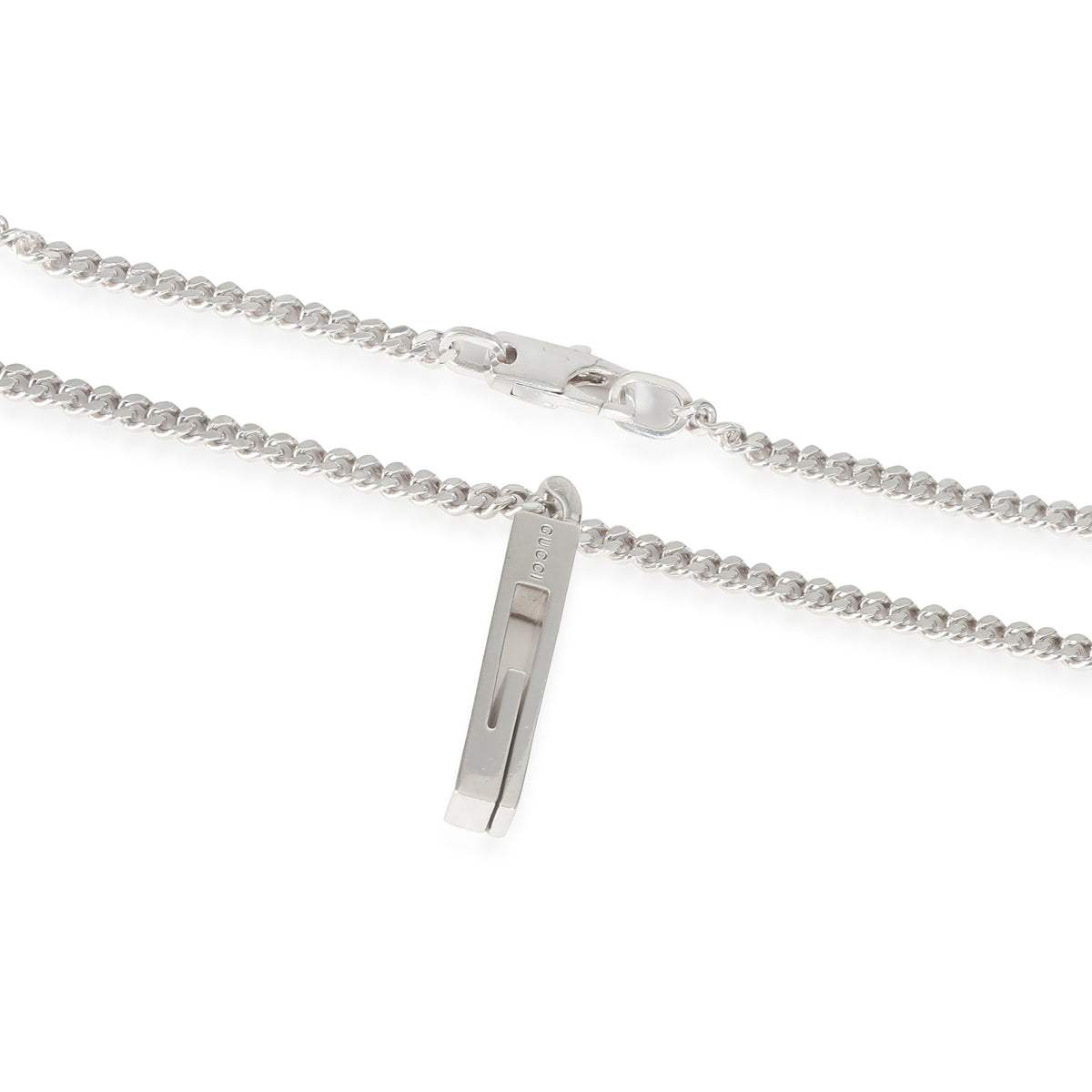 G Bar Pendant in  Sterling Silver