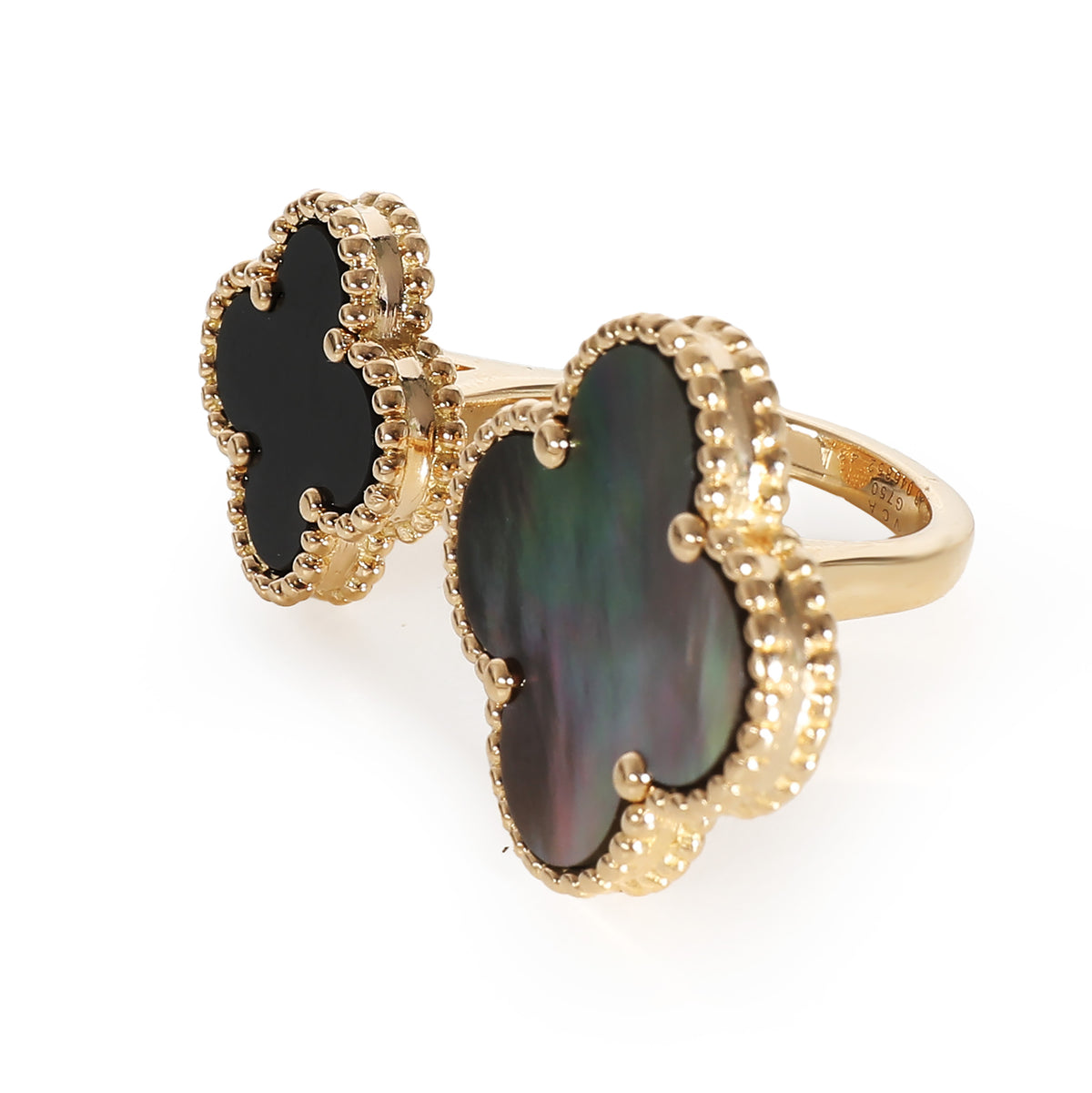 Magic Alhambra Between The Finger Ring in Yellow Gold