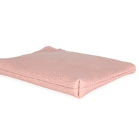 Pink Calfskin Swing Zip Pouch