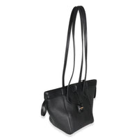 Black Vitello Mini Origami Tote